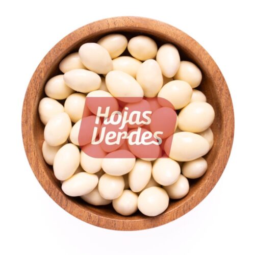 Almendras con chocolate blanco