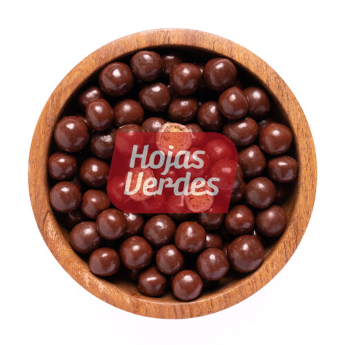 Balón de cereal con chocolate